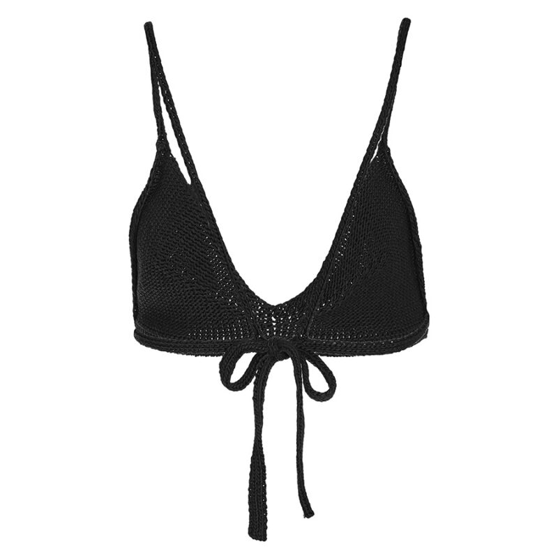 Khaite	 - Cotton-Blend Bralette Top