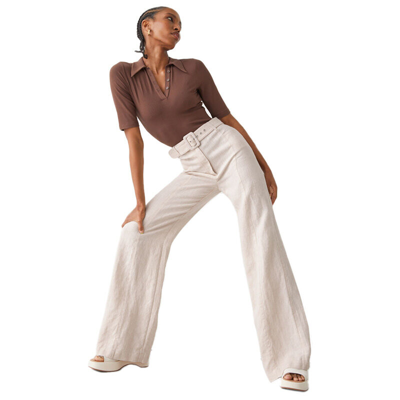 & Other Stories - Flare Linen Trousers