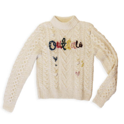 Lingua Franca - Outlaw Cable Knit Sweater