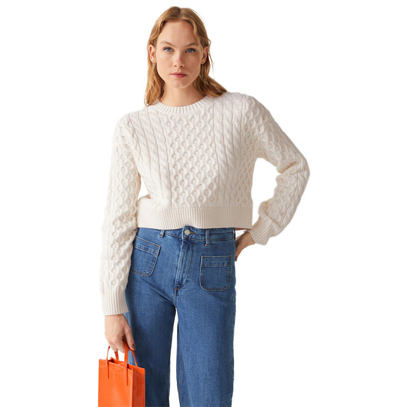 & Other Stories - Relaxed Cable Knit Sweater