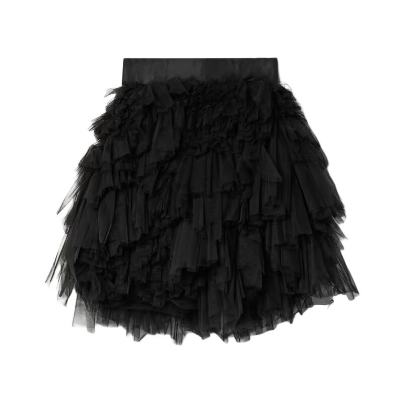 Oscar de la Renta - Tiered Tulle Mini Skirt