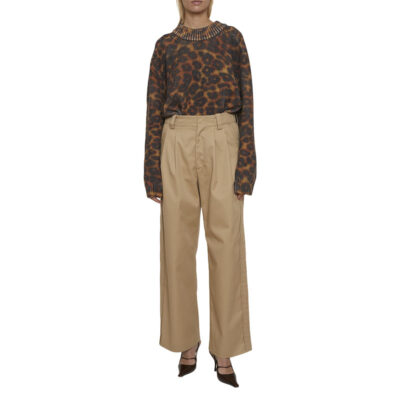 Meryll Rogge - Pleated Straight-Leg Trousers