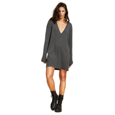 Michelle Smith - Phoebe Cashmere V-Neck Dress