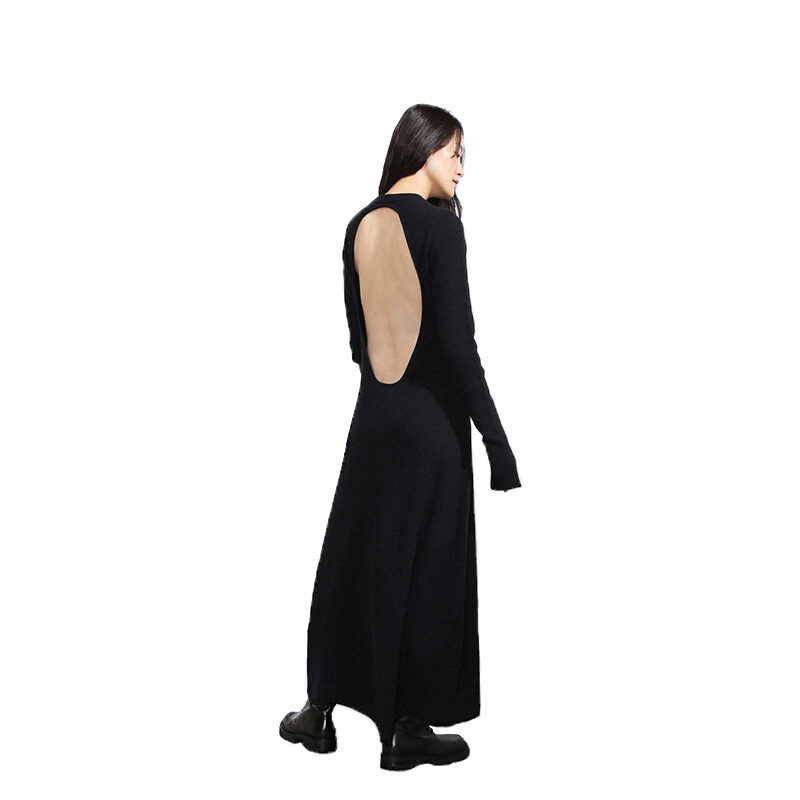 Raey - Responsible Cashmere-Blend Backless Dress