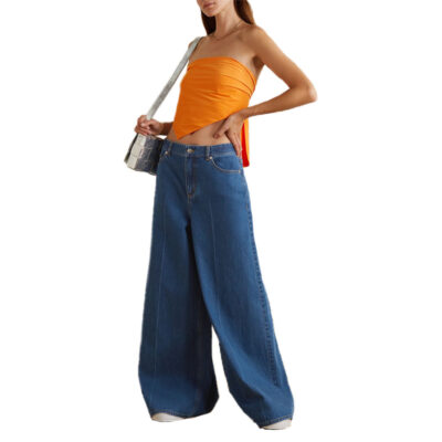 Tibi - Murray Mid-Rise Wide-Leg Jeans