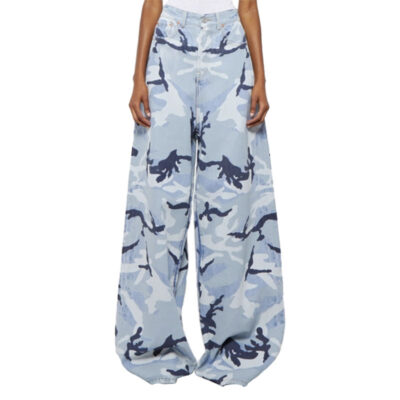 Vetements - Camo Big Shape Jeans Grey Camo
