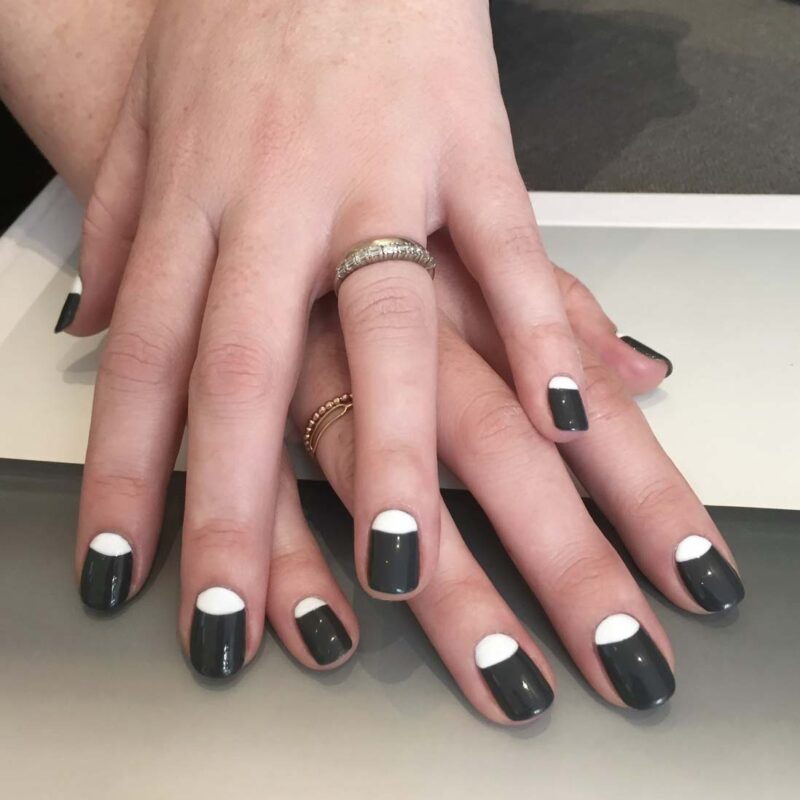 Moon Mani - Absolute White + Toff