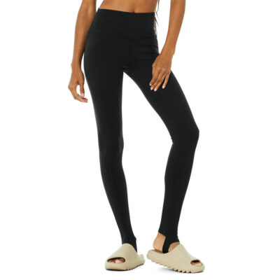 Alo Yoga - High-Waist Winter Warmth Plush Stirrup Legging