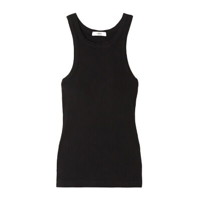 Agolde - Bailey Ribbed Stretch-Lyocell and Organic Cotton-Blend Tank