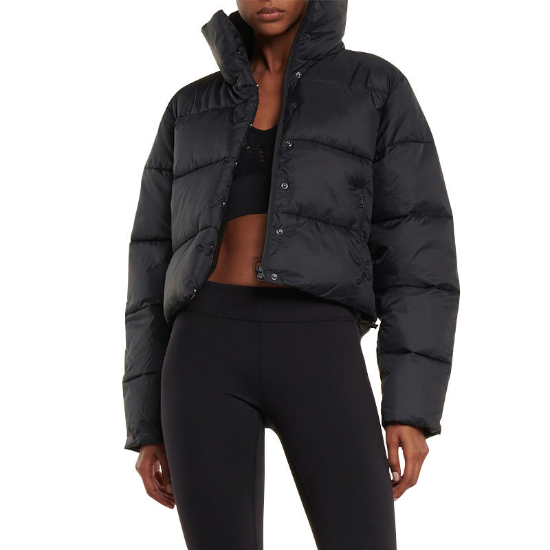 MONCLER GRENOBLE Siguret cropped hooded quilted down ski jacket