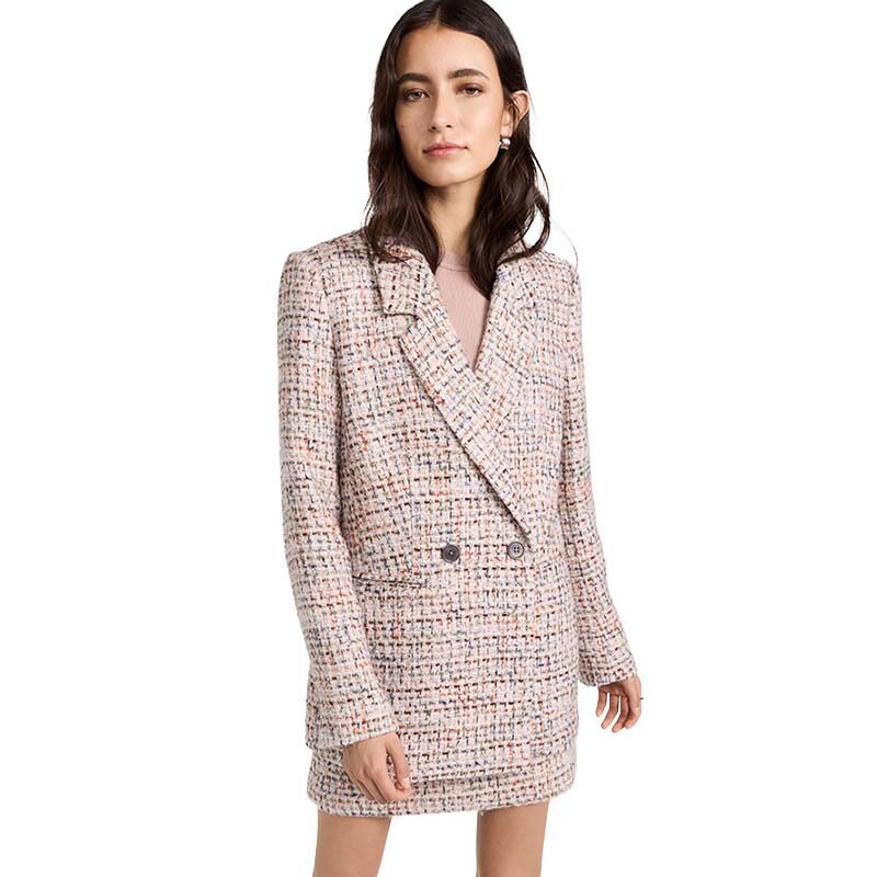 Anine Bing - Lavender Tweed Diana Blazer