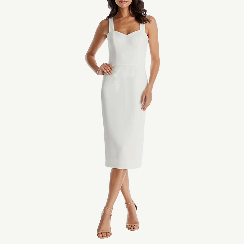 Dress the Population  -  Nicole Sweetheart Neck Cocktail Dress