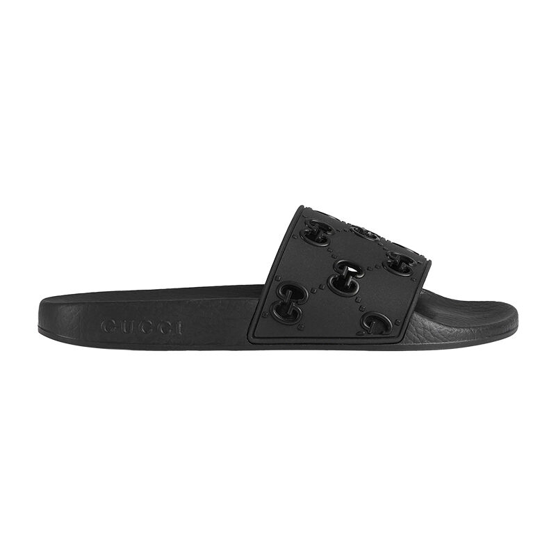 Gucci - Rubber GG Slide Sandal