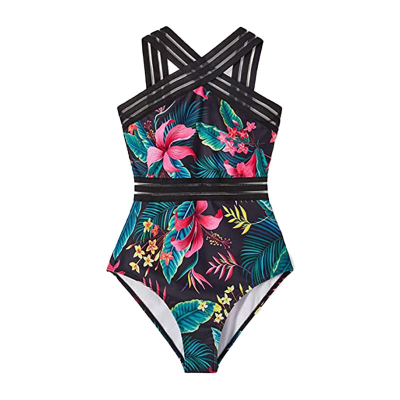 PATPAT - Family Matching Swimsuits Crisscross One Piece Swimwear 