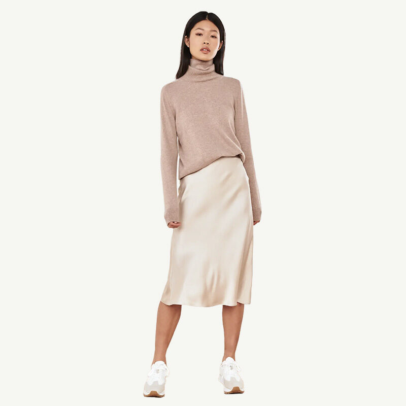 Shop Satin Midi Slip Skirt at vineyard vines