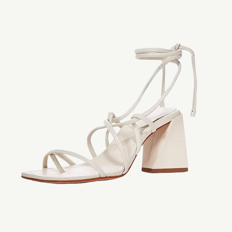 Schutz - Fernanda Strappy Block Heel Sandals