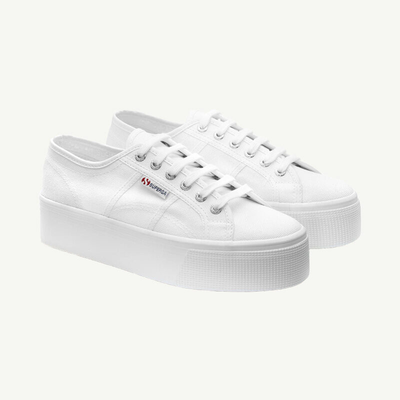 Superga - 2790m Low Cut Casual Flatform Canvas Sneakers