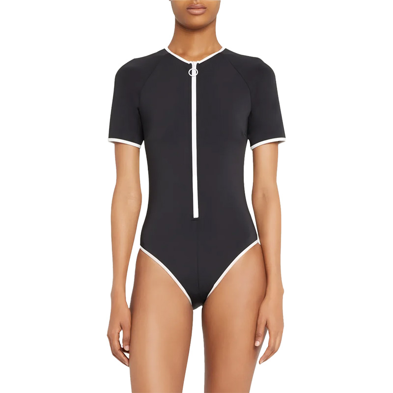 SIR - Claude Rashguard Short-Sleeve One-Piece Swimsuit