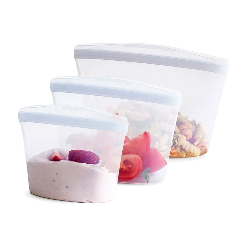 Stasher - 3-Pack Reusable On-the-Go Bowls