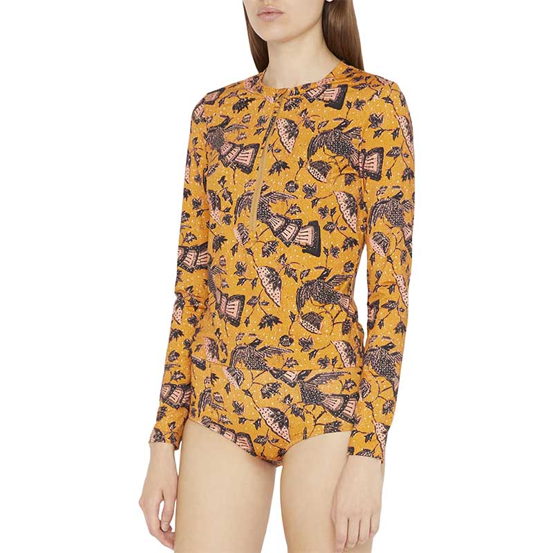 Ulla Johnson - Solar Dione Rashguard Swim Top