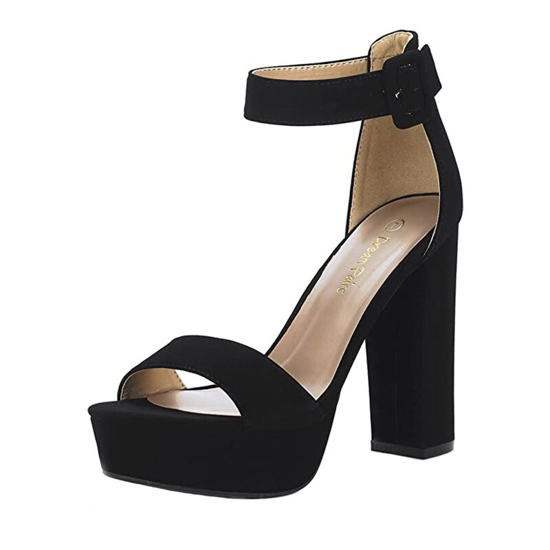 DREAM PAIRS - Hi-Lo High Heel Platform Pump Sandals