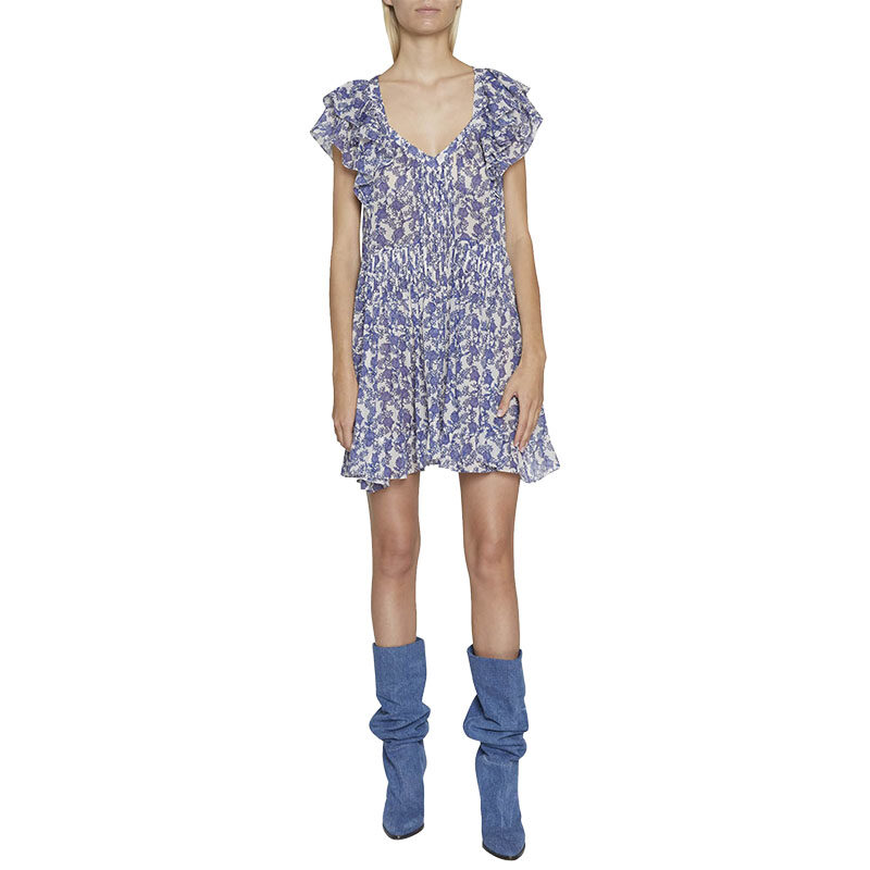 Étoile Isabel Marant - Godrana Floral V-Neck Mini Dress