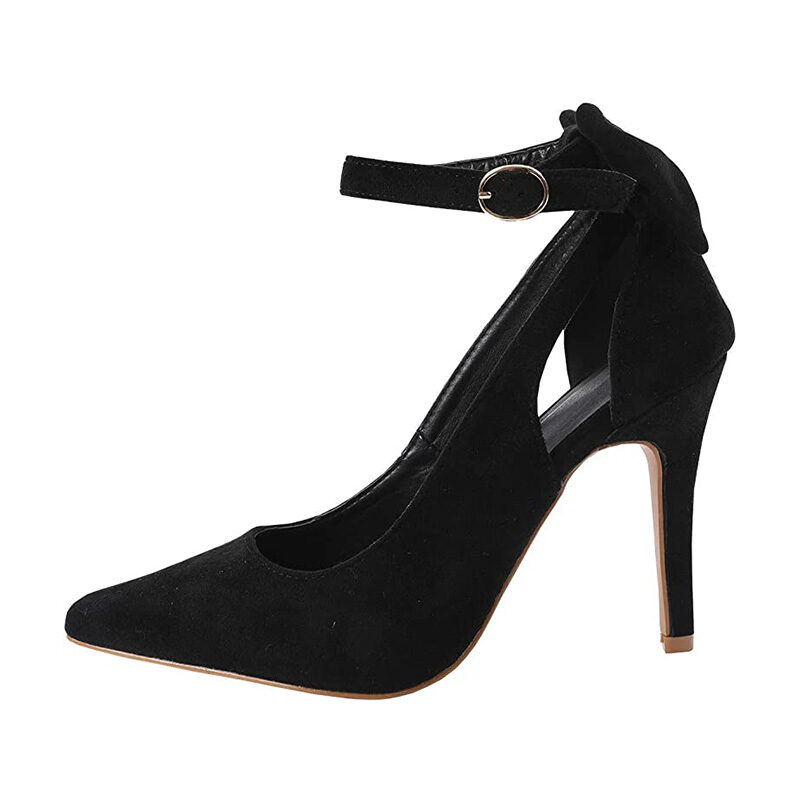 PiePieBuy  - Pointed Toe High Heels Ankle Strap D'Orsay Pumps 