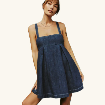 Reformation - Cecil Denim Mini Dress