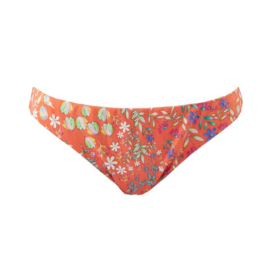 Cynthia Rowley - Ruched floral-print bikini briefs