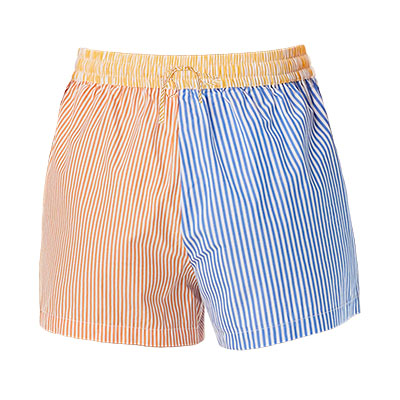 Solid & Striped - The Charlie Color Block Stripe Swim Cover-Up Shorts