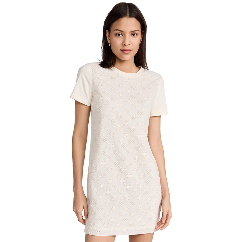 Tory Burch - Logo Lace T-Shirt Dress