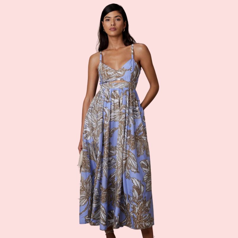 Cotton-Silk Dress - 