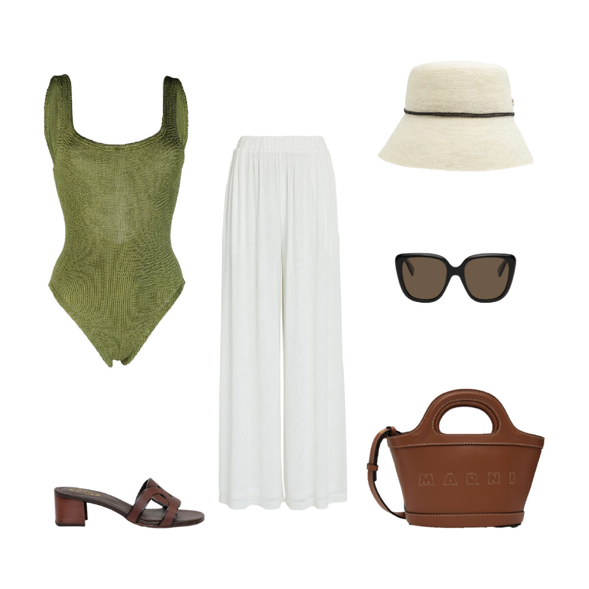 5. Stylish One Piece Swimsuit - Outfit Items