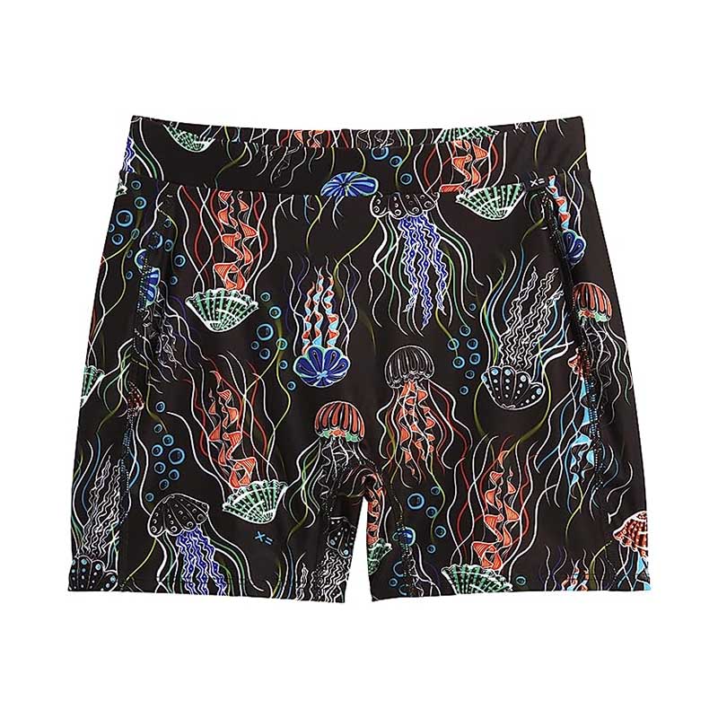 TomboyX - 4.5" Shorts, Bathing Suit Athletic Sports Bottom Mid-Rise Trunks